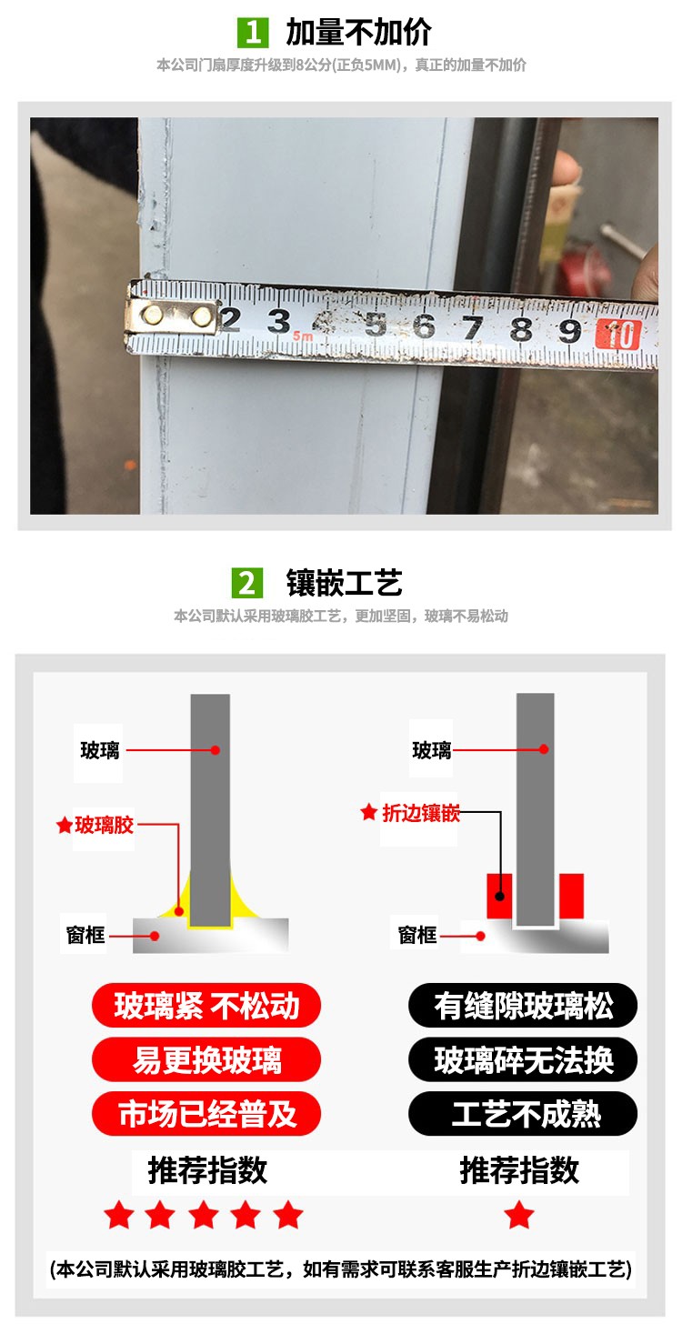 304不锈钢门单门防盗门进户门阳台家用乡农村自建房不绣钢 工程门(图9)