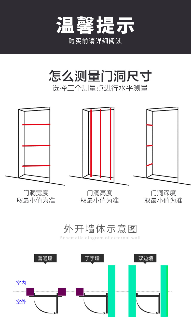 纯304加厚不锈钢单门特厚防盗门乡村后门别墅不锈钢门白色钢门(图4)