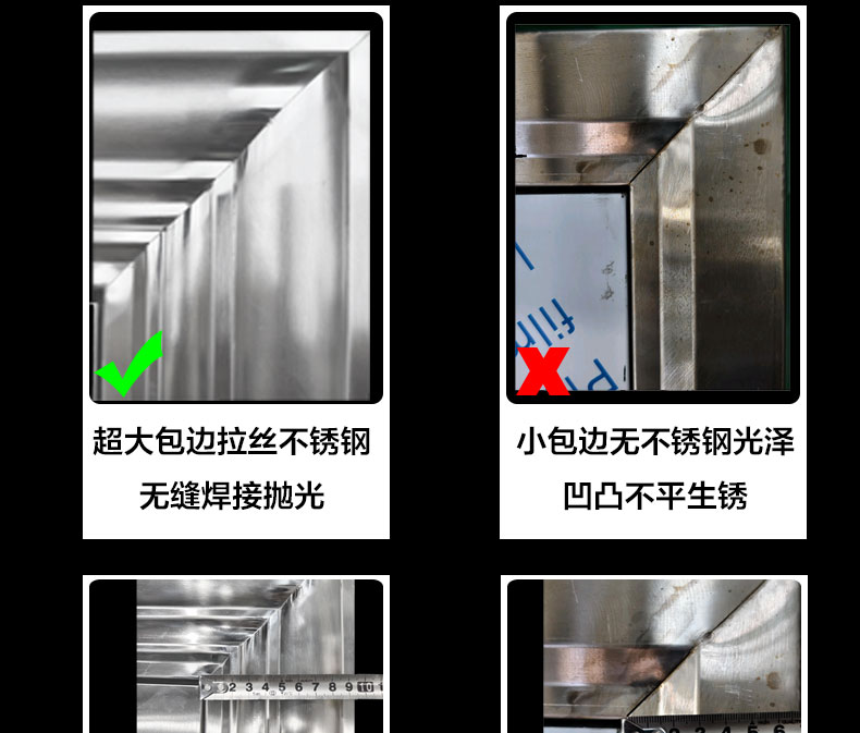 304不锈钢门单开入户门平框门进户门加厚农村自建房防盗门工程门(图8)