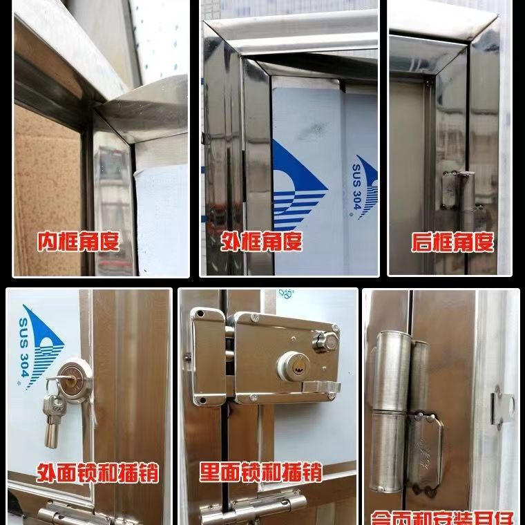 不锈钢门单门不锈钢单门包邮卫生间门防盗门厨房门简易房门阳台门(图7)