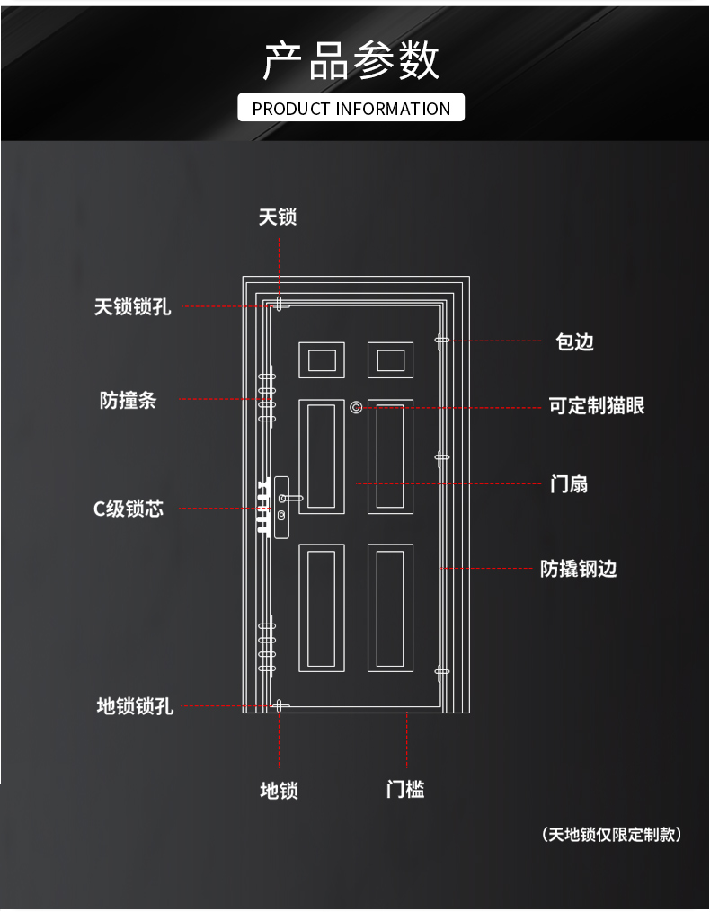 304不锈钢门家用阳台防盗门农村自建房大门进户门单门乡村入户门(图8)