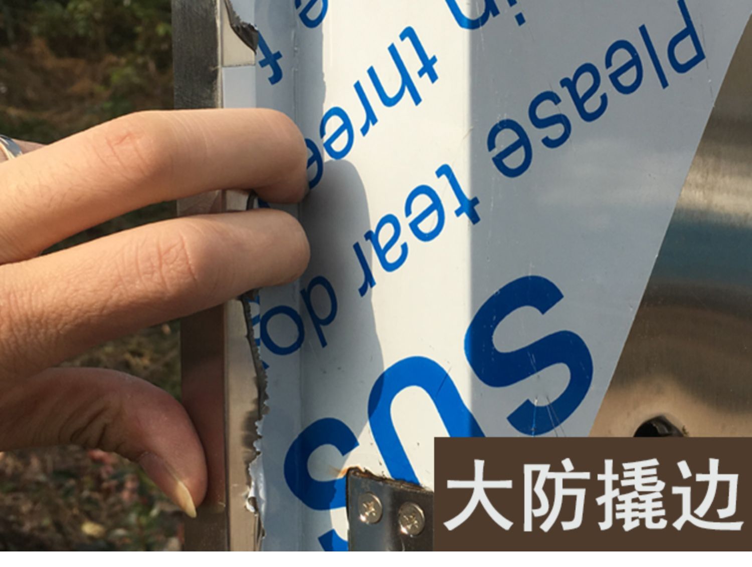 加厚不锈钢防盗门304白钢单门家用房间室外201不生绣防锈户外大门(图13)