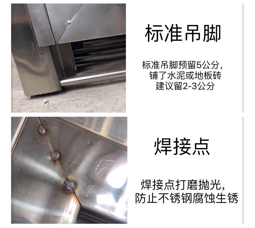 不锈钢三格板双层板简易门出租房宿舍入户门防盗门工程门学校门(图4)