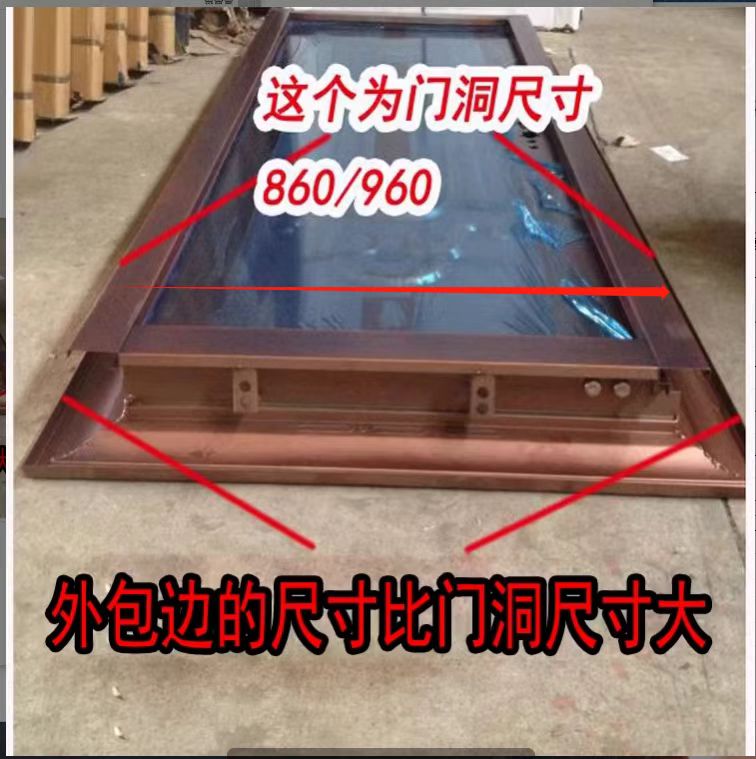 不锈钢门防盗门家用商用农村自建房大门进户门宿舍门厂家直销(图8)