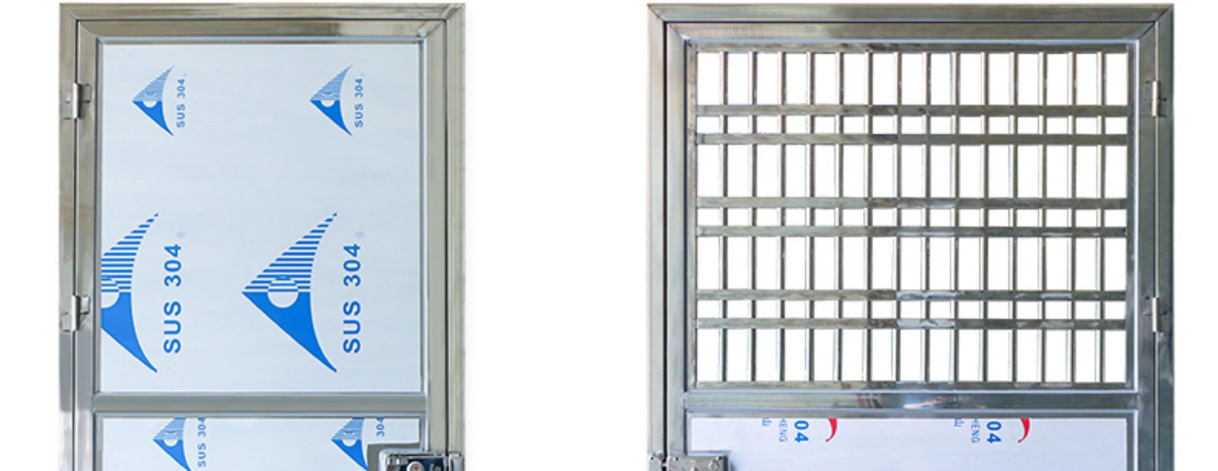 佛山201简易不锈钢门单门厕所城中村铁门阳台304出租房钢门防盗门(图13)