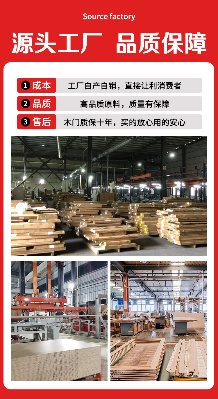 定制卧室门实木门房门白色室内门家用隔音生态门烤漆门免漆门木门(图1)