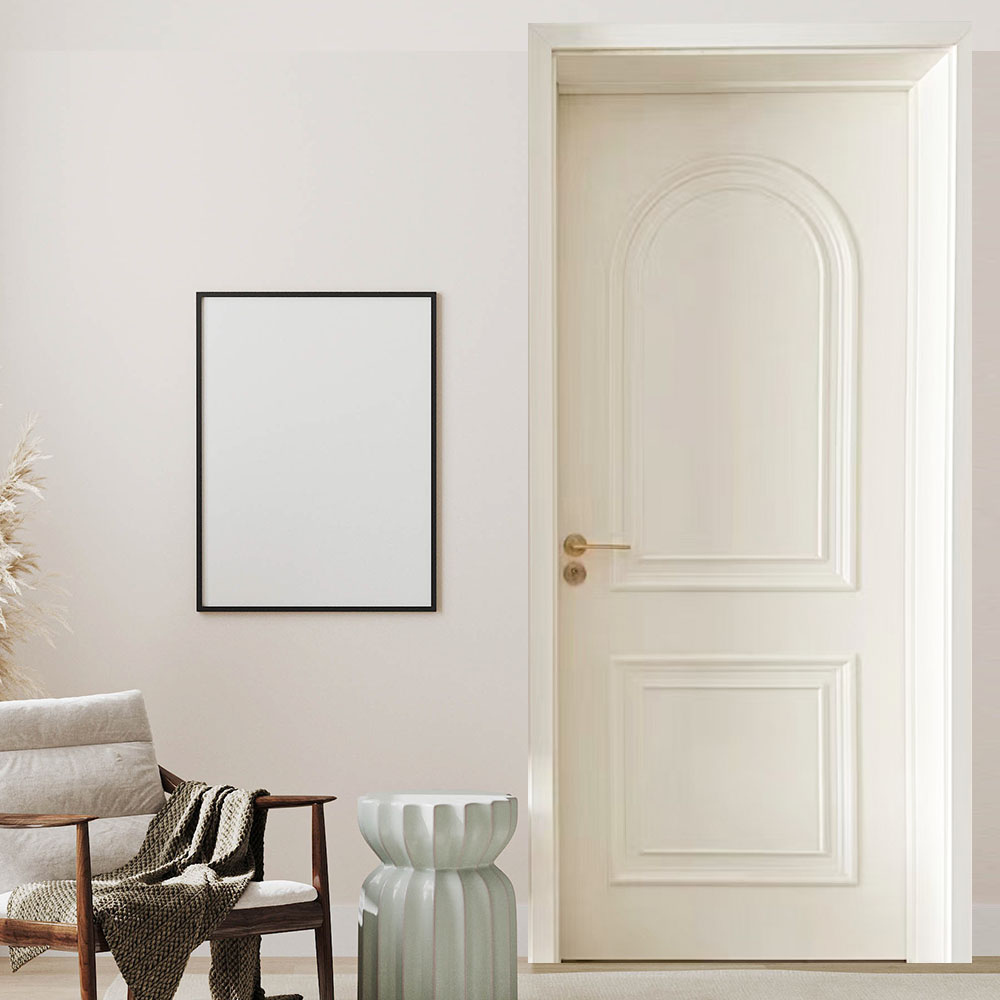 定制法式木门室内门实木门卧室门房间门实木复合烤漆门厨房卫生间(图1)