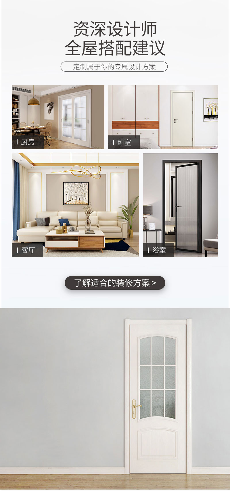 定制法式木门室内门实木门卧室门房间门实木复合烤漆门厨房卫生间(图11)