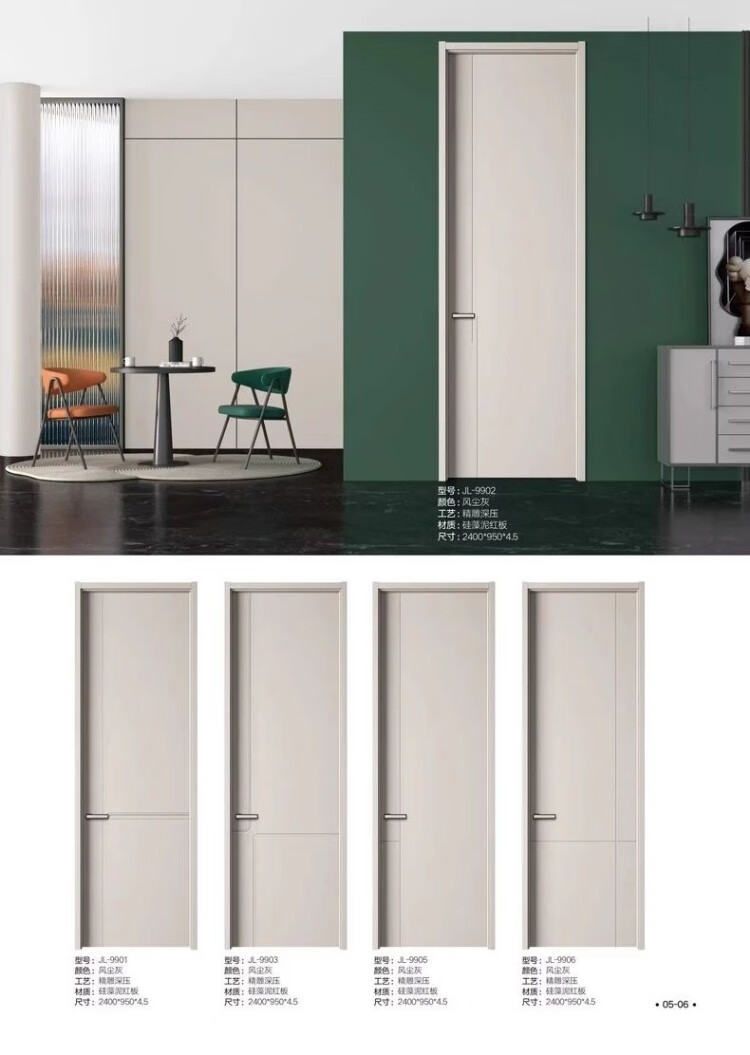[上门服务]静音木门实木复合烤漆门室内门卧室门套装门实木门房间(图13)