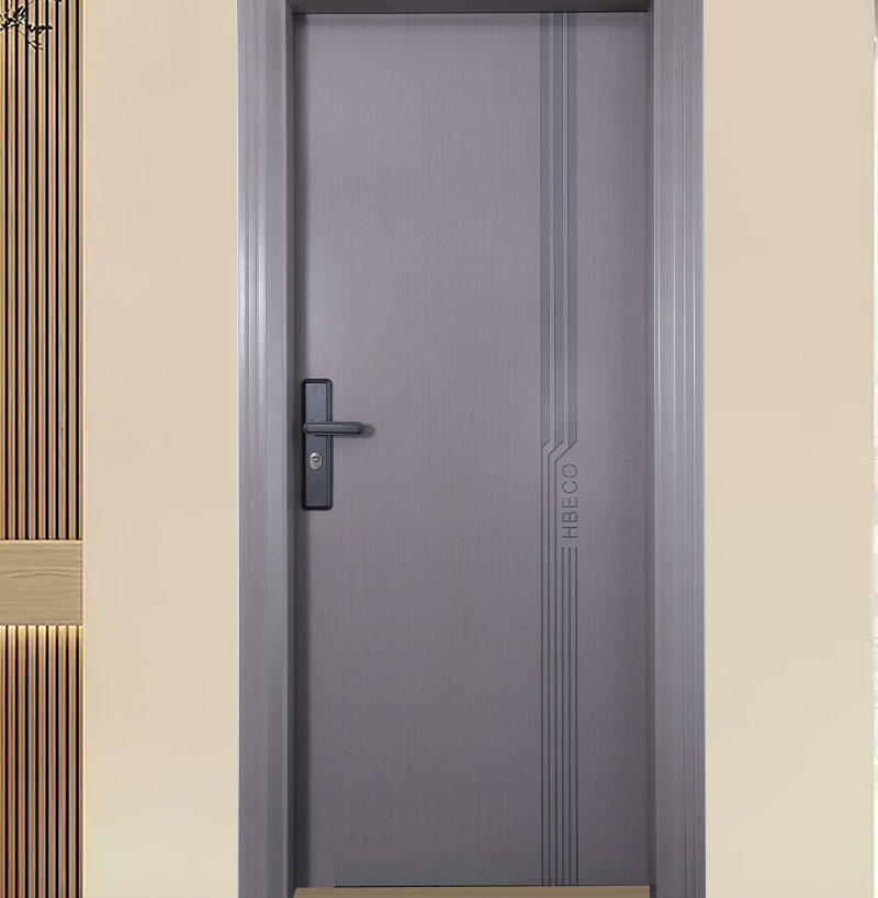 镀锌板房间门 烤漆门 卧室门 佛山工厂直销 平开门防潮防白蚁耐用(图2)
