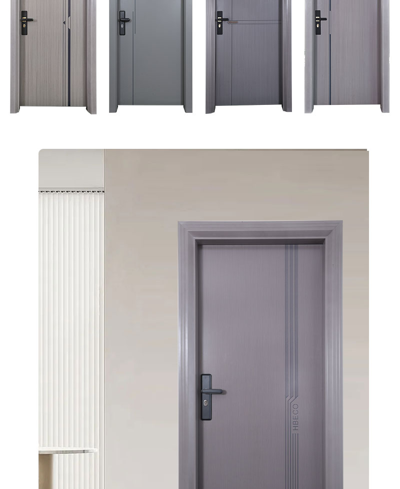 镀锌板房间门 烤漆门 卧室门 佛山工厂直销 平开门防潮防白蚁耐用(图11)