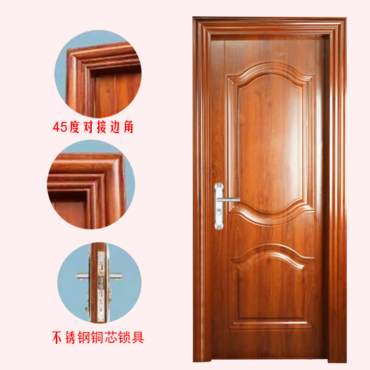 锌合金卧室门室内房间门套装门钢制隔音门烤漆门钢质门定做门定制(图8)