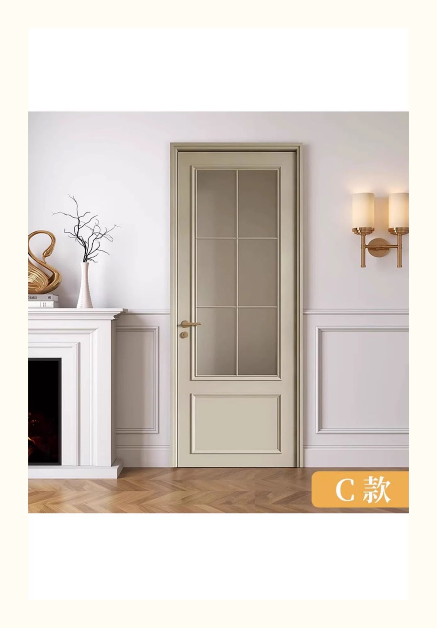 北京厂家直销卧室门烤漆门法式复古室内门厨房门定制木门包安装(图15)