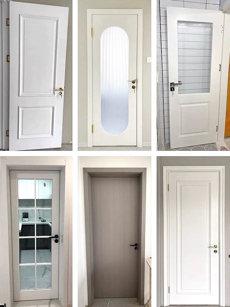 定制法式门卧室套装门实木烤漆门木门室内门房门套厨卫移门隐形门(图4)