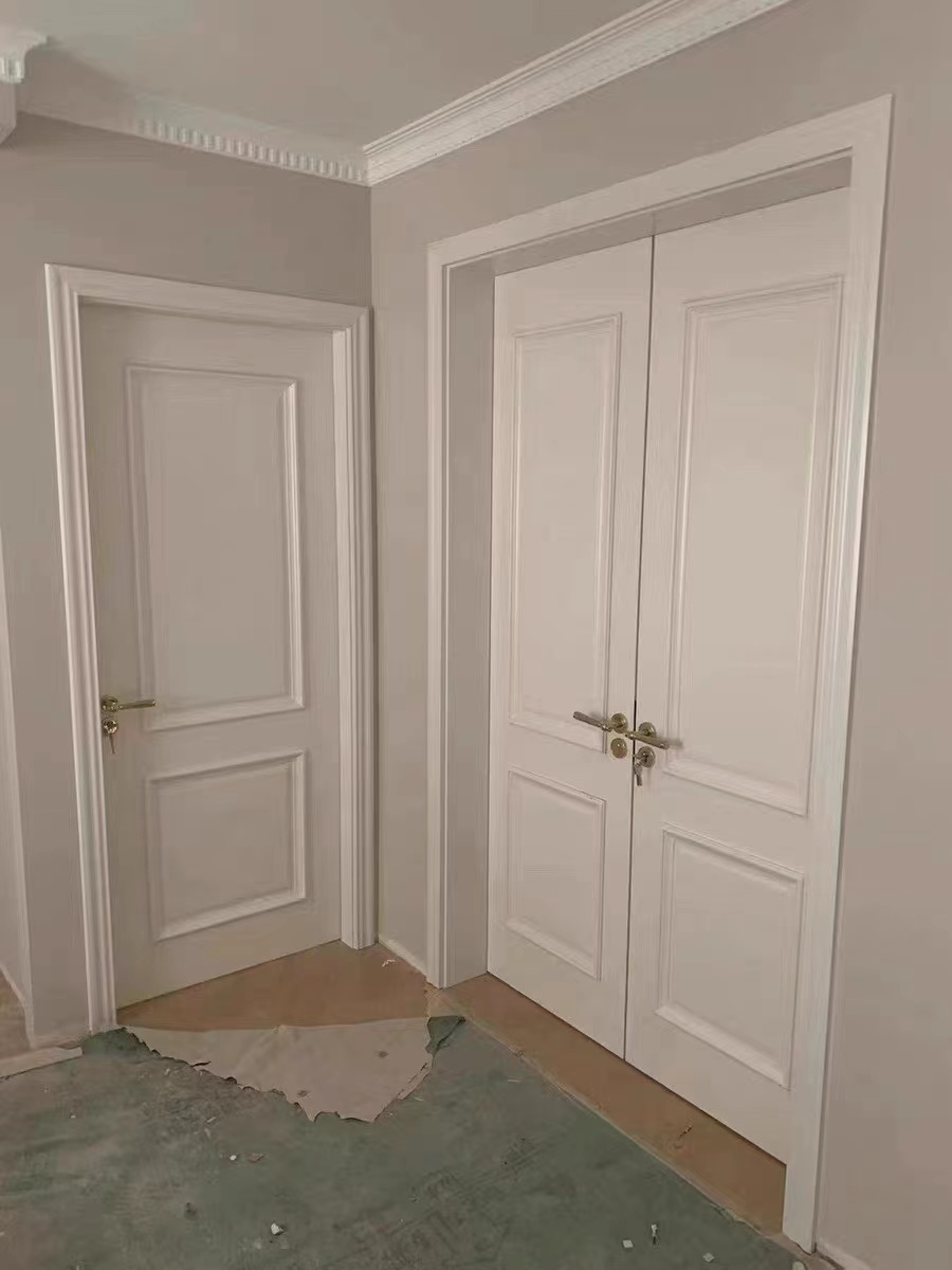 定制法式门卧室套装门实木烤漆门木门室内门房门套厨卫移门隐形门(图22)