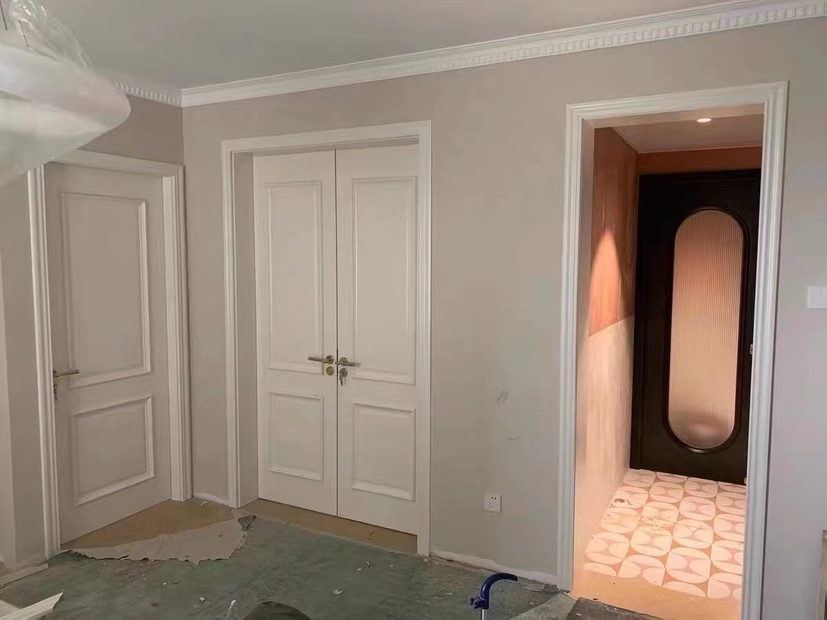 定制法式门卧室套装门实木烤漆门木门室内门房门套厨卫移门隐形门(图21)