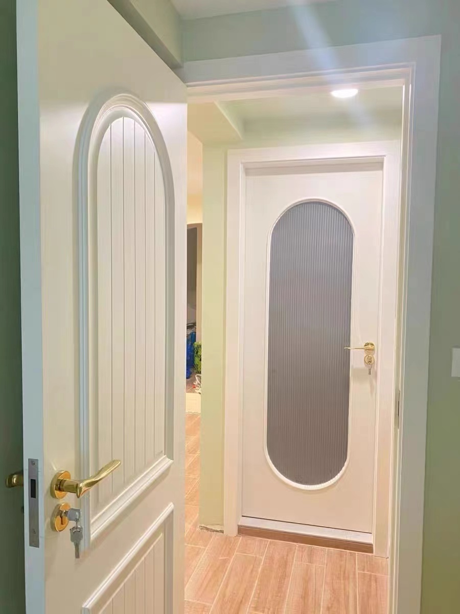 定制法式门卧室套装门实木烤漆门木门室内门房门套厨卫移门隐形门(图30)