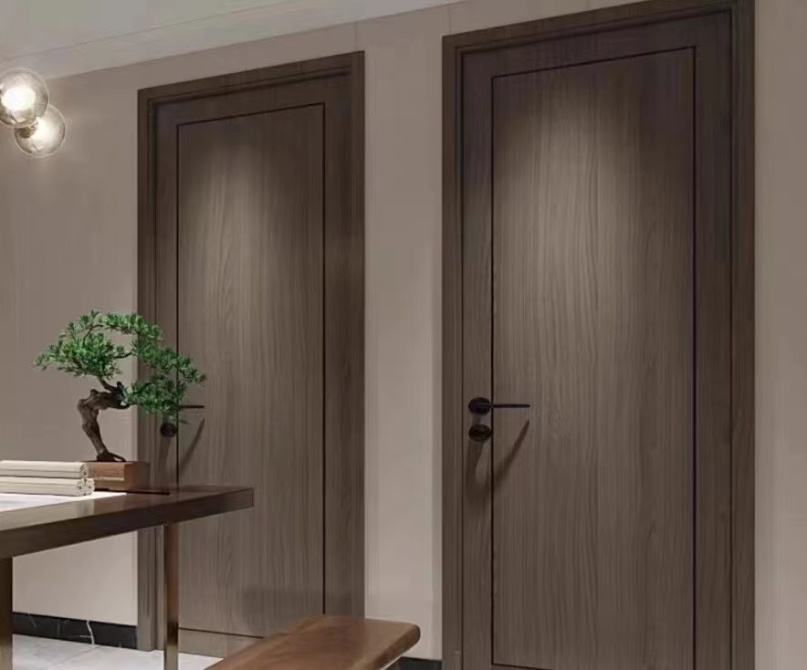 定制法式门卧室套装门实木烤漆门木门室内门房门套厨卫移门隐形门(图37)