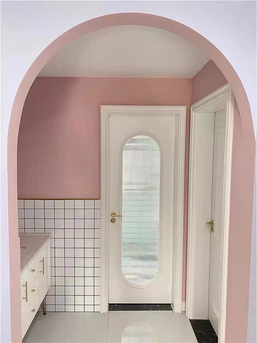 定制法式门卧室套装门实木烤漆门木门室内门房门套厨卫移门隐形门(图50)