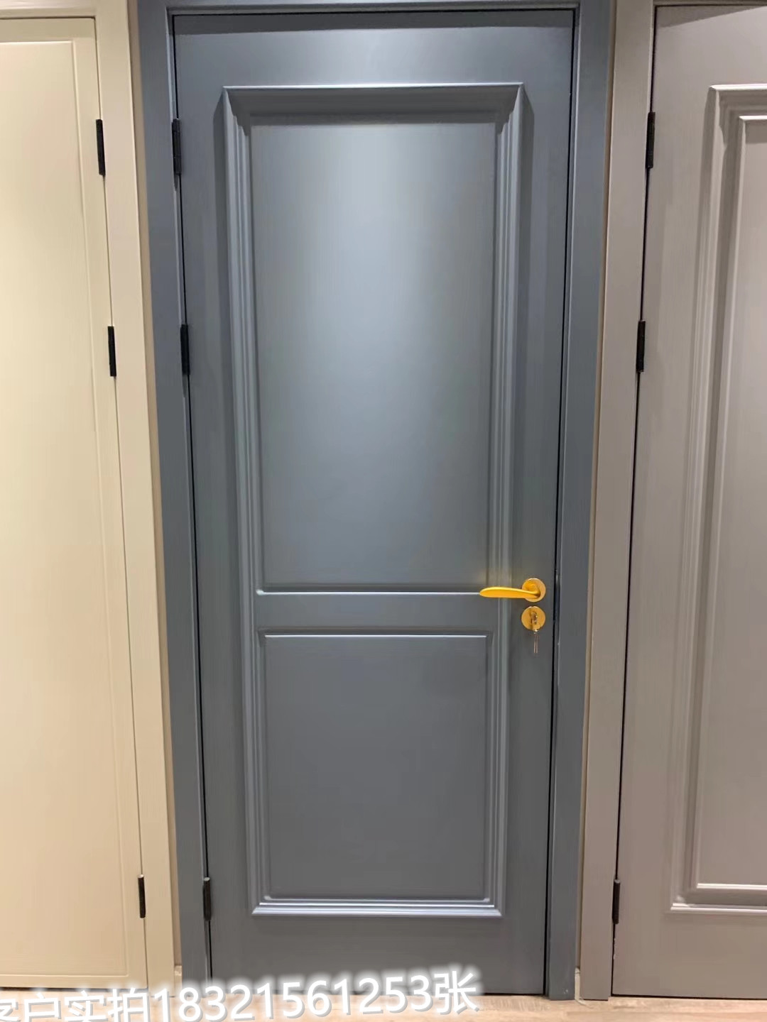 定制法式门卧室套装门实木烤漆门木门室内门房门套厨卫移门隐形门(图74)