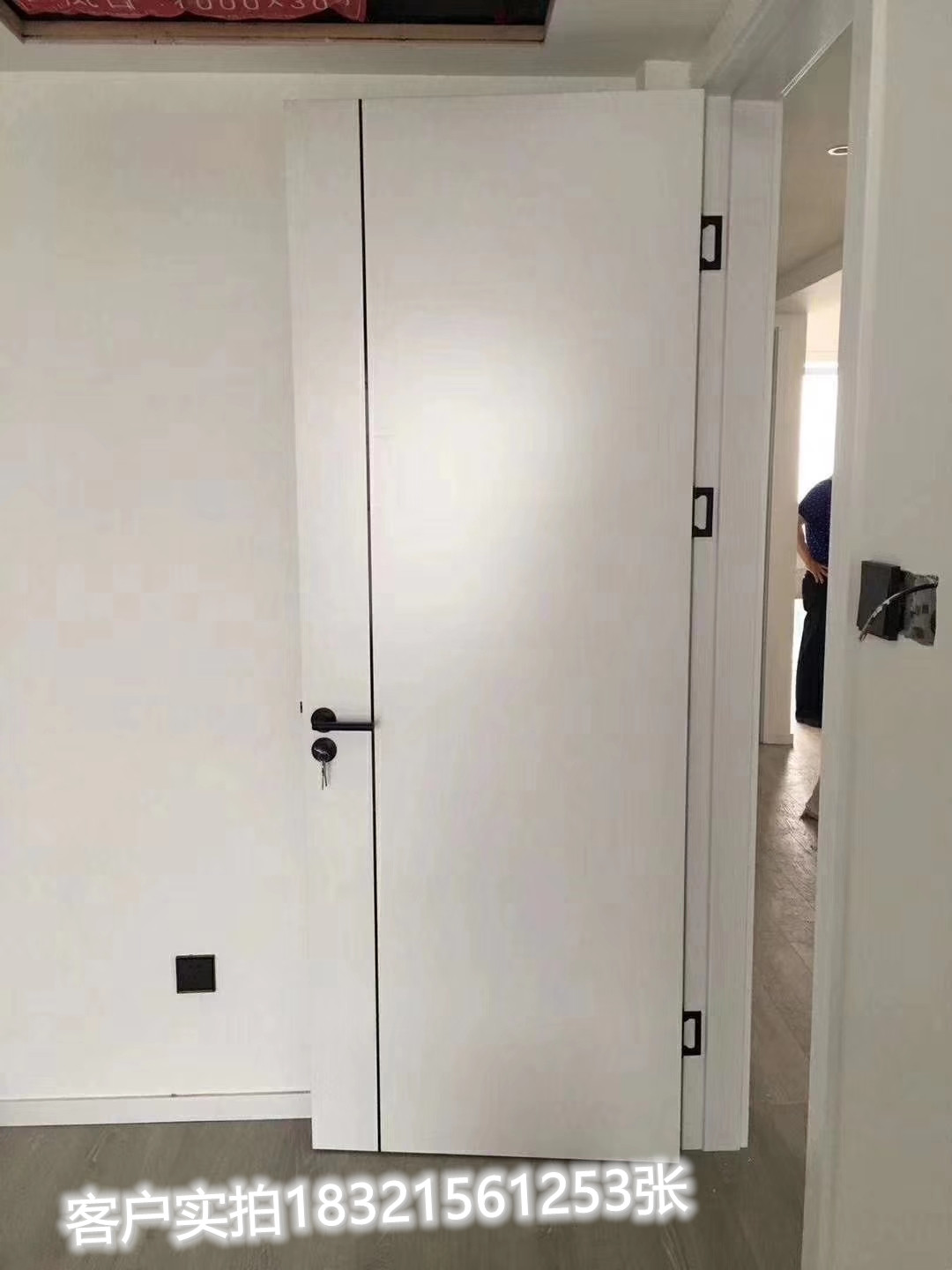 定制法式门卧室套装门实木烤漆门木门室内门房门套厨卫移门隐形门(图75)