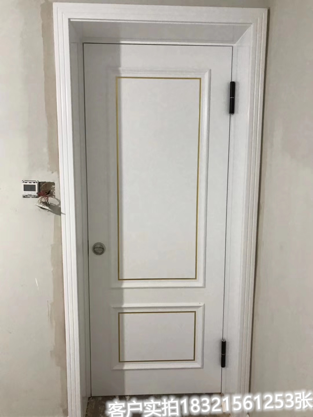 定制法式门卧室套装门实木烤漆门木门室内门房门套厨卫移门隐形门(图80)