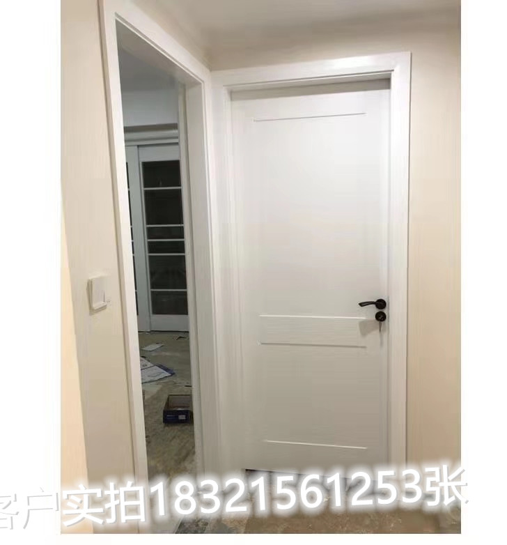 定制法式门卧室套装门实木烤漆门木门室内门房门套厨卫移门隐形门(图90)