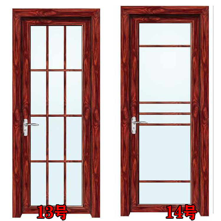 定制卫生间门铝合金室内门厨房门家用烤漆门浴室厕所玻璃门欧式门(图14)