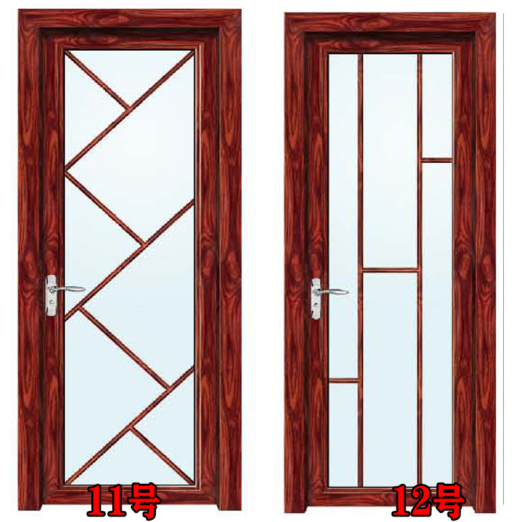 定制卫生间门铝合金室内门厨房门家用烤漆门浴室厕所玻璃门欧式门(图13)