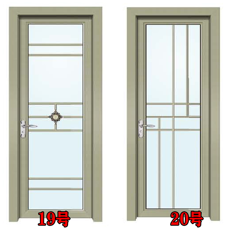 定制卫生间门铝合金室内门厨房门家用烤漆门浴室厕所玻璃门欧式门(图17)