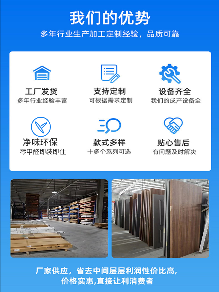 定制法式木门实木复合烤漆门室内门实木门卧室门房间门厨房卫生间(图1)