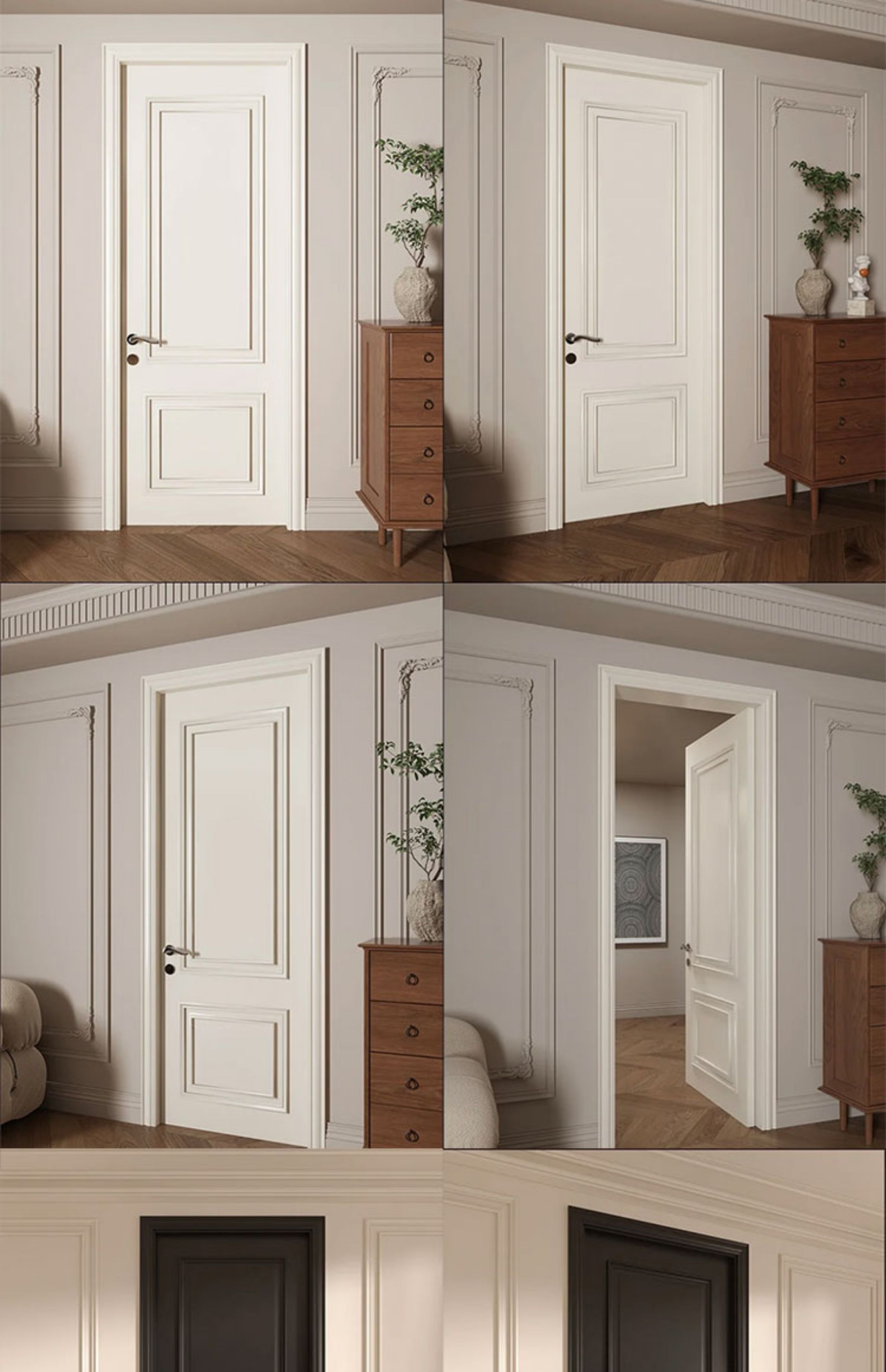 上海卧室门实木复合多层烤漆门免漆门定做 实木门定制室内门包安.(图14)