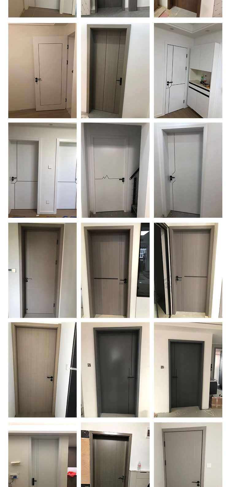 上海卧室门实木复合多层烤漆门免漆门定做 实木门定制室内门包安.(图9)