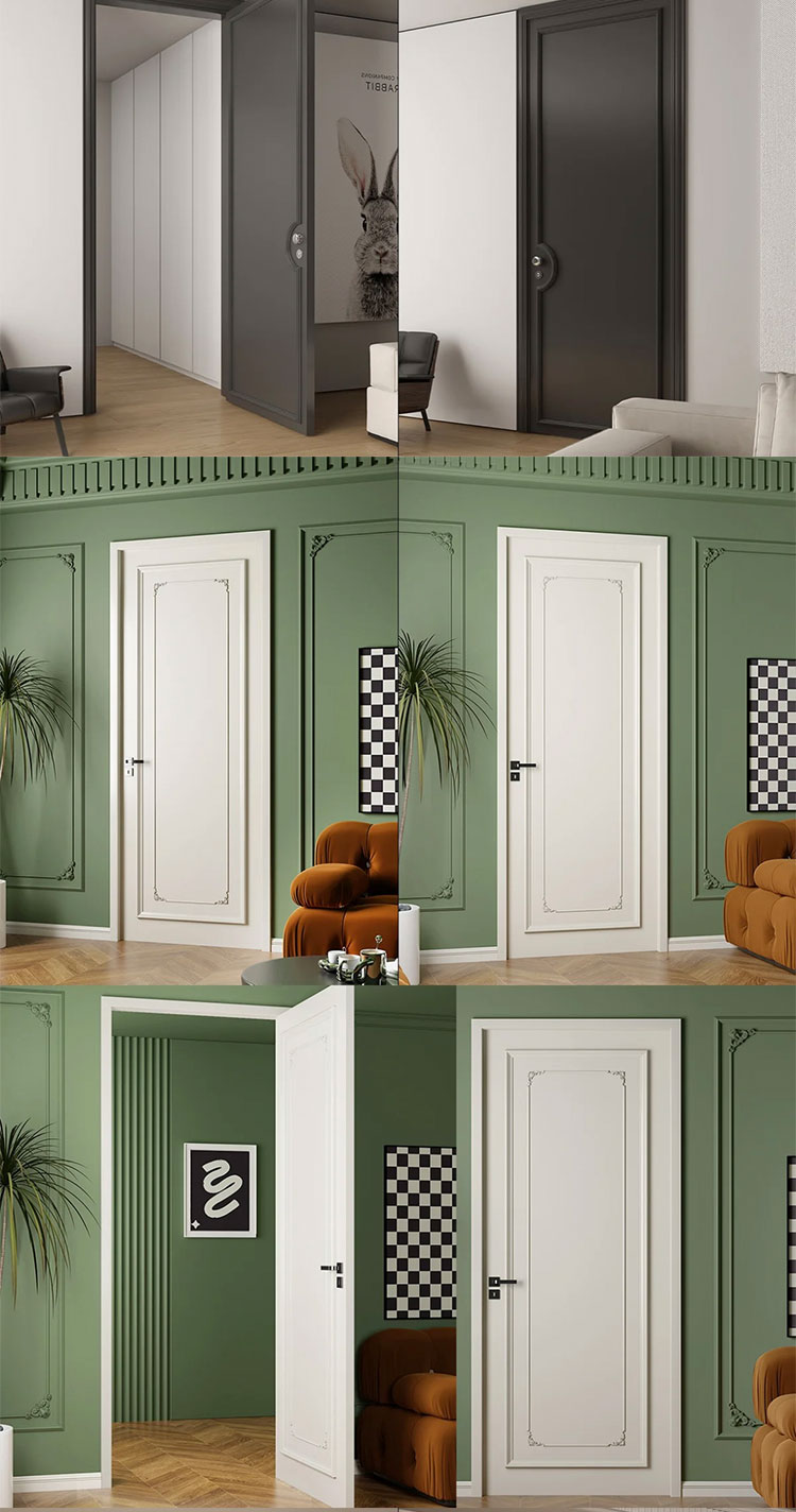 上海卧室门实木复合多层烤漆门免漆门定做 实木门定制室内门包安.(图13)