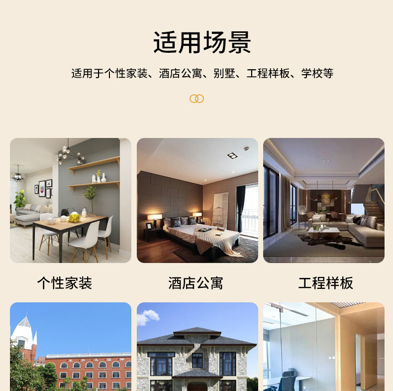 新中式法式实木门房间门胡桃木色中古风室内门静音烤漆门原木门(图8)