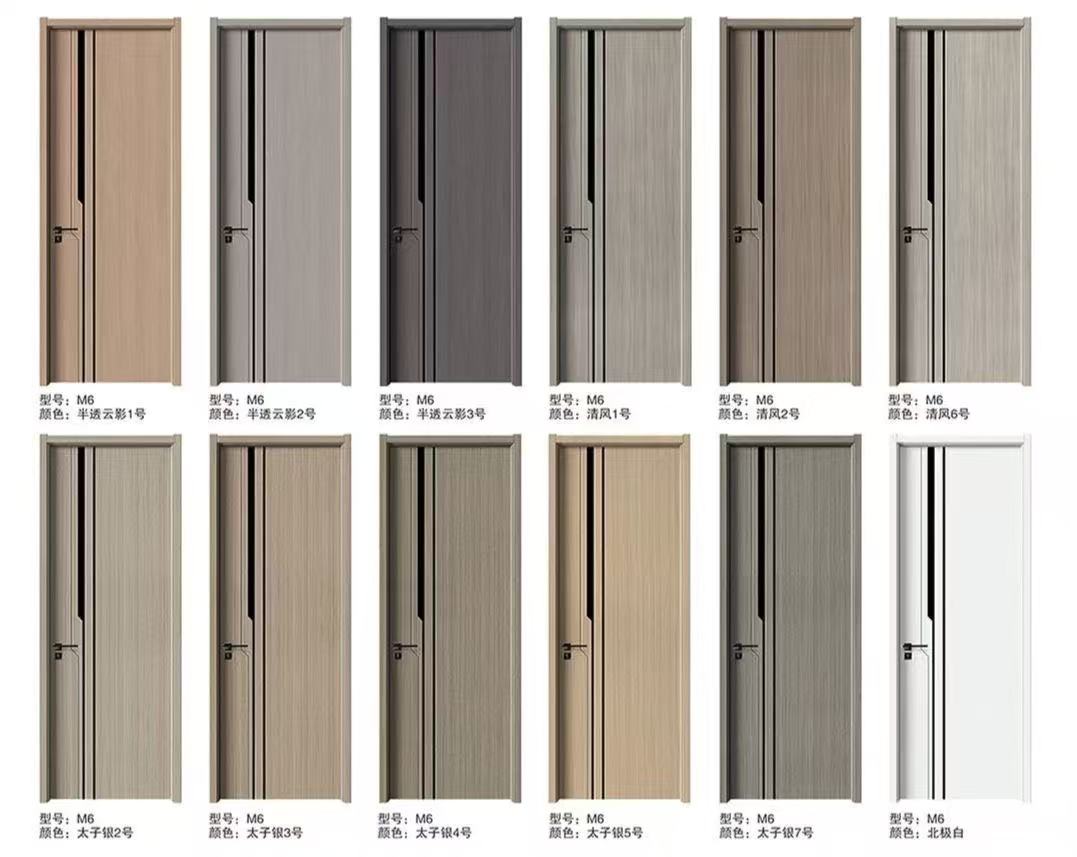 定制免漆门卧室门出租房简装办公室门酒店房间木门实木复合房门(图13)