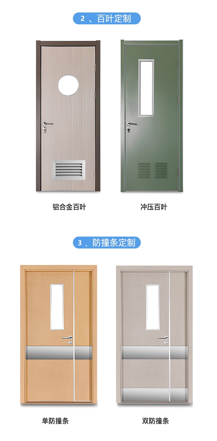 净化门钢制门医院病房门防火密闭门无尘车间洁净门烤漆钢质气密门(图10)