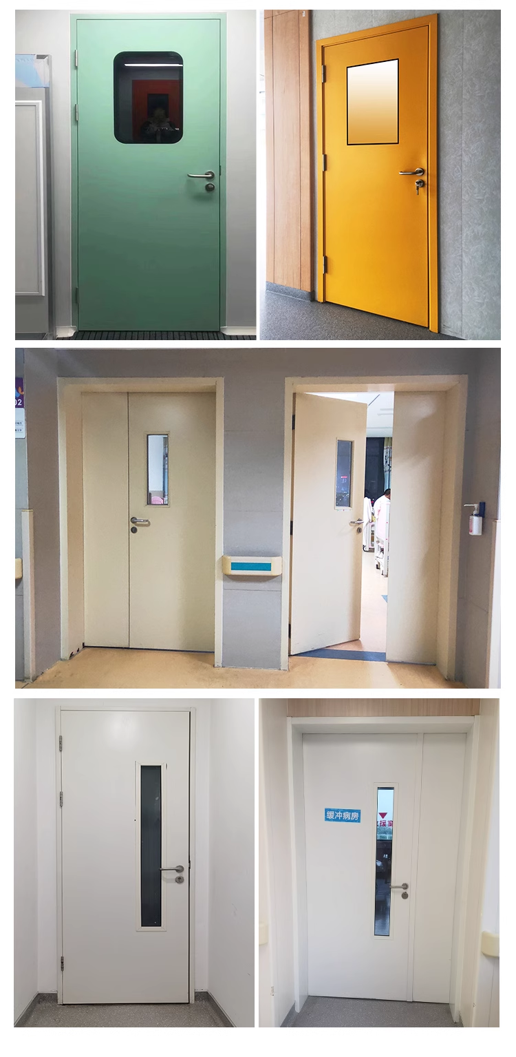 净化门钢制门医院病房门防火密闭门无尘车间洁净门烤漆钢质气密门(图12)