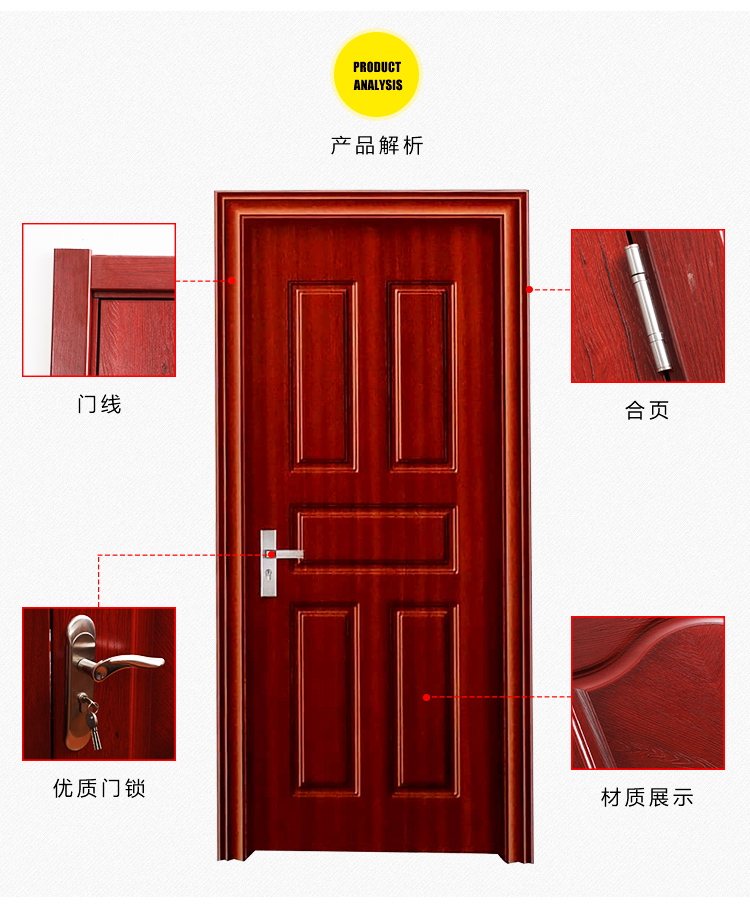 常州木门碳晶门室内门烤漆免漆生态强化白色卧室门现代简约门定制(图29)