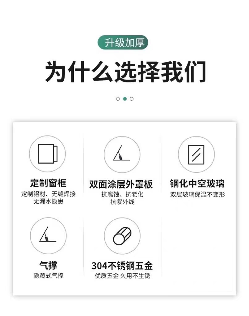 铝合金电动天窗斜平屋顶天窗盖阳光房阁楼采光井地下室定制加厚(图19)