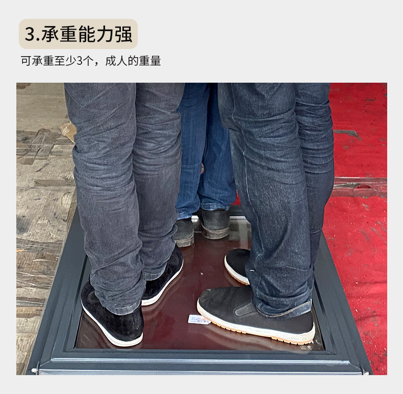 铝合金斜平面电动天窗屋顶楼顶盖阁楼阳光房地下采光井老虎窗定制(图14)