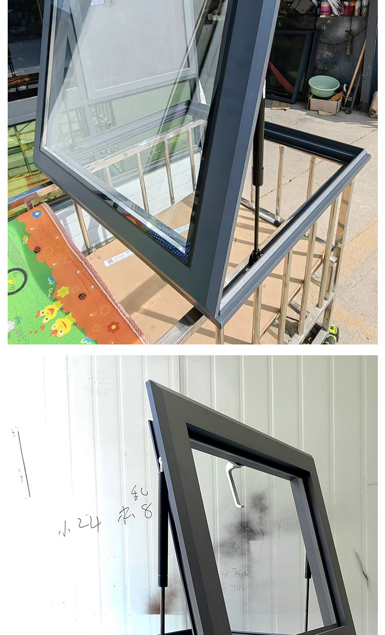 铝合金天窗定制平顶斜屋顶阁楼通风采光井阳光房平移电动手动天窗(图9)