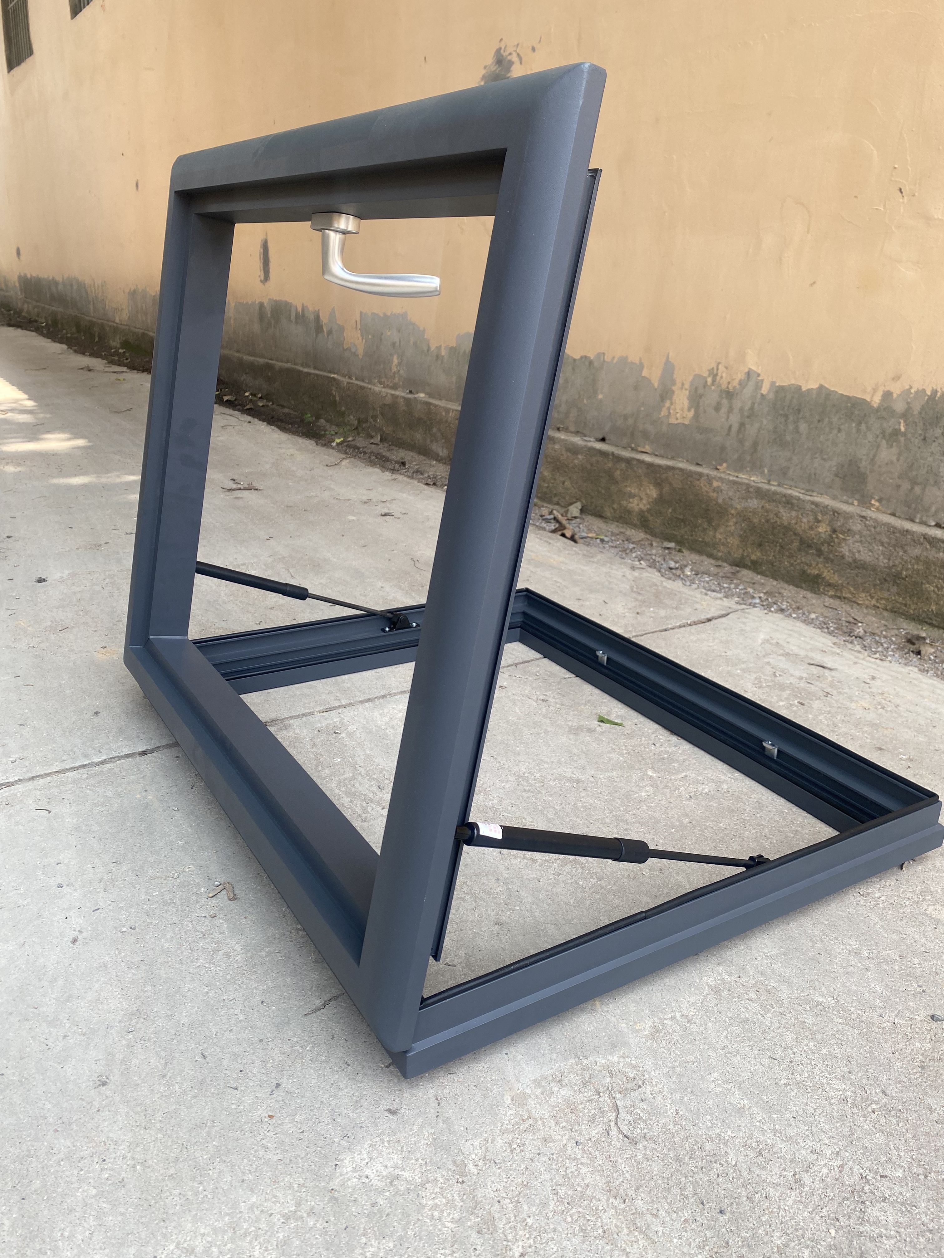 铝合金天窗屋顶斜平楼顶天窗盖阳光房天窗采光井地下室楼梯口定制(图3)