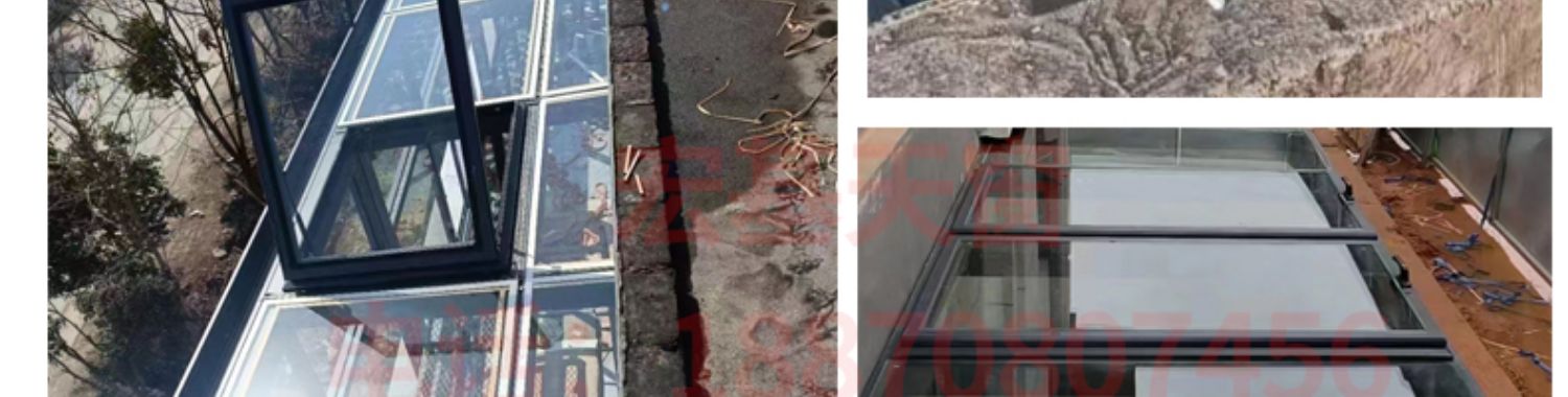 加厚铝合金斜屋顶天窗平顶房阳光房阁楼天窗盖地下室采光井老虎窗(图15)