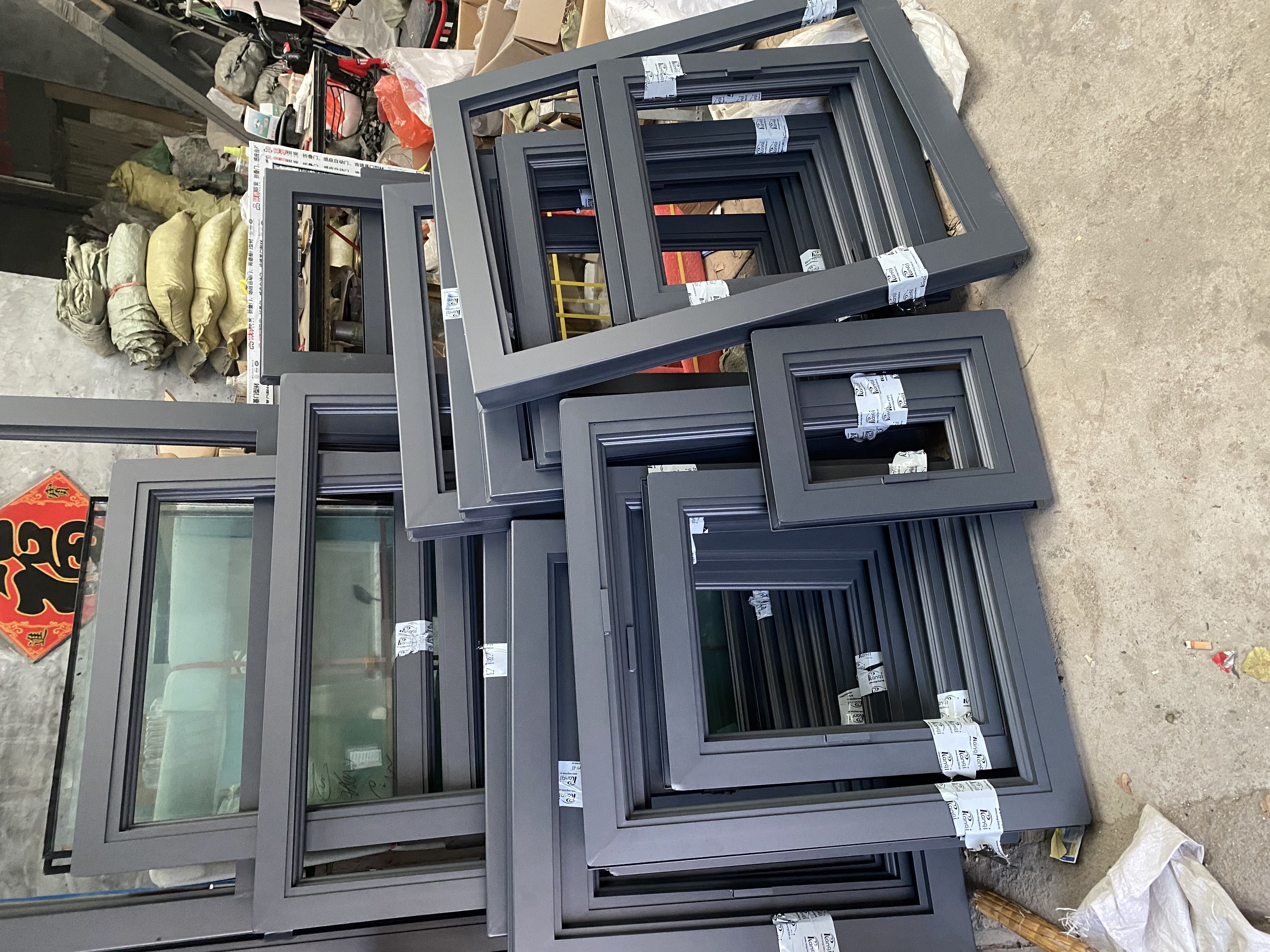 铝合金天窗屋顶斜平楼顶天窗盖阳光房采光井阁楼地下室楼梯口定制(图18)