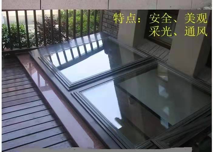 平屋顶阳光房检修口天窗地下采光井阁楼电动天窗水泥斜屋面老虎窗(图18)
