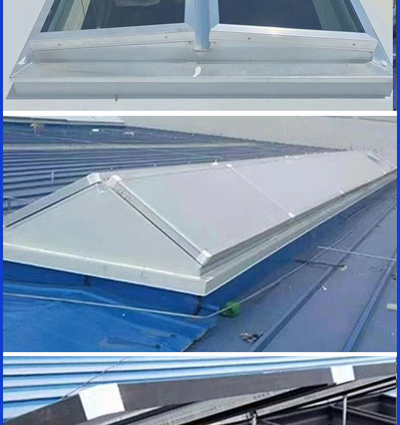 三角型消防电动通风天窗排烟天窗采光通风天窗厂房通风天窗(图10)