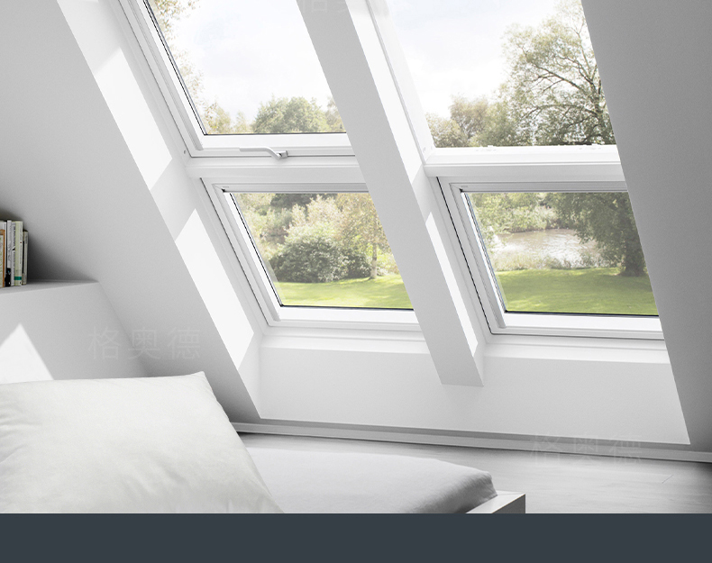 智能电动天窗铝合金斜平屋顶阁楼平移天窗地下室采光井阳光房天窗(图3)