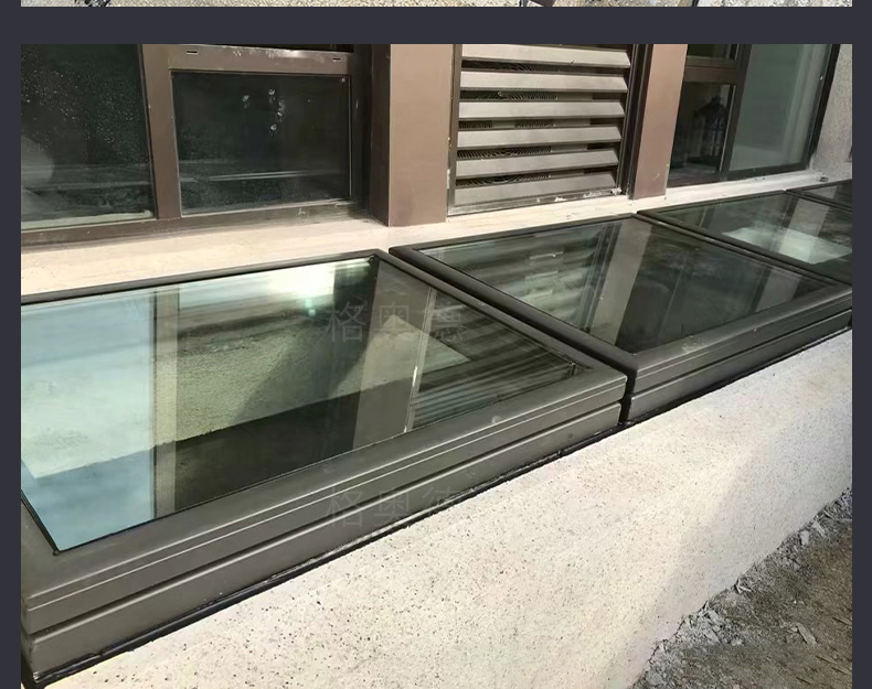 智能电动天窗铝合金斜平屋顶阁楼平移天窗地下室采光井阳光房天窗(图32)