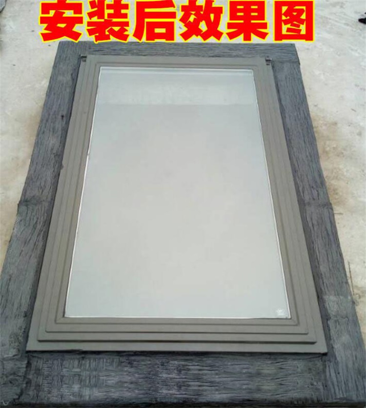 天窗铝合金阳光房平屋顶手动天窗屋面检修口楼梯口天窗支持订做(图12)